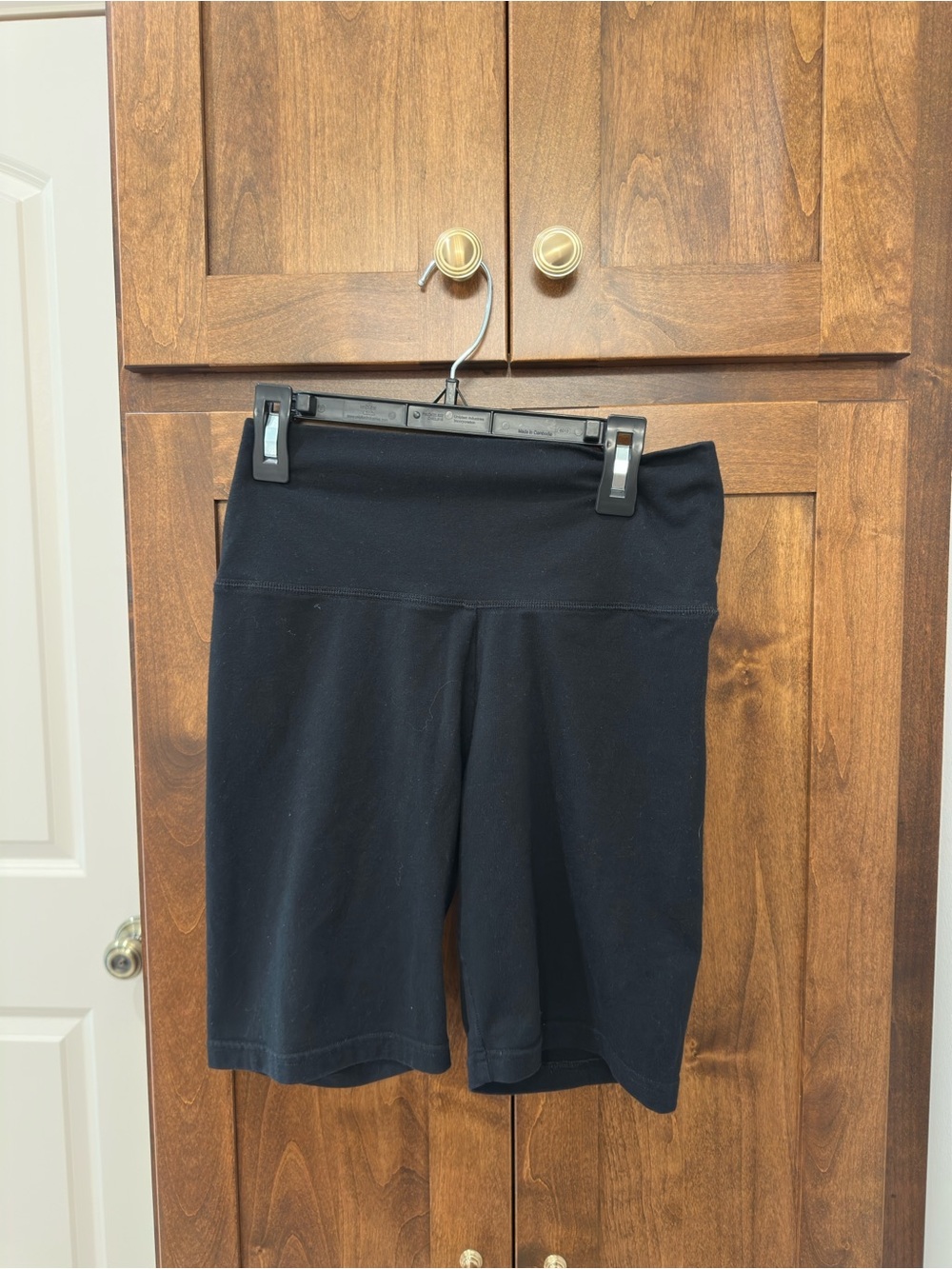 aerie Black High-Rise Bike Shorts